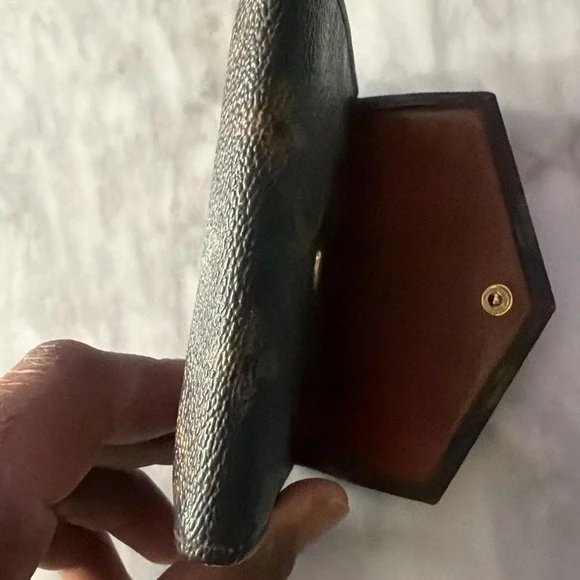 Louis Vuitton Dark Brown Monogram Wallet - Picture 9 of 12
